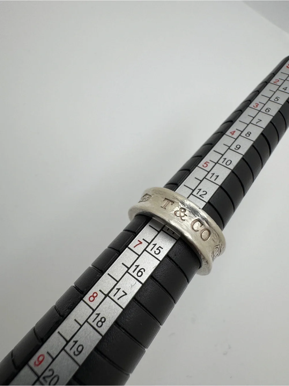 Tiffany & Co. 1837 Sterling Silver 925 Concave Band Size 6 - 6.5